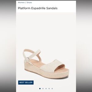 Old Navy Platform Espadrille Sandals